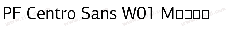 PF Centro Sans W01 M字体转换